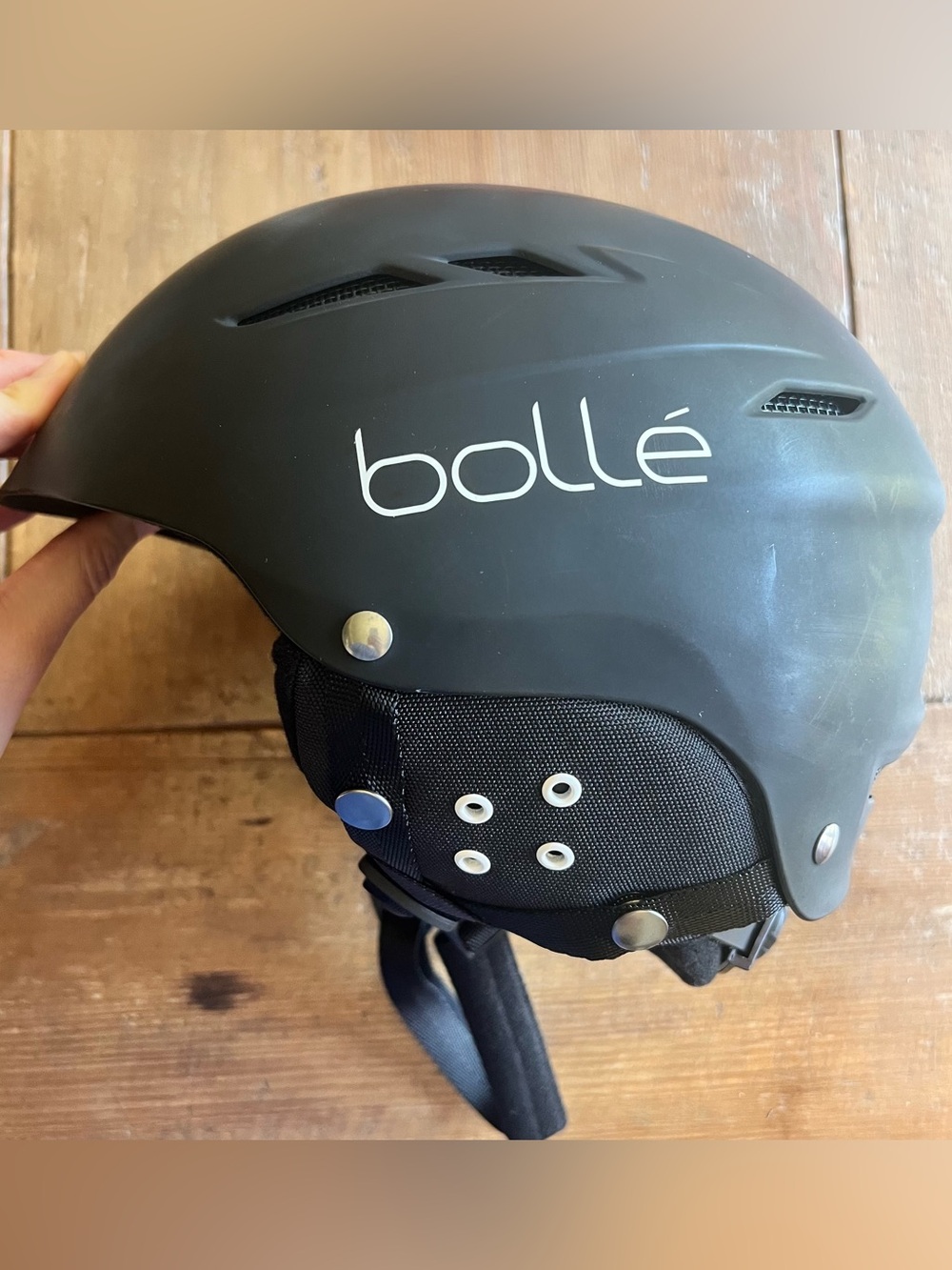 Bollé Matte Black Ski/Snowboard Helmet Junior 50-54cm
